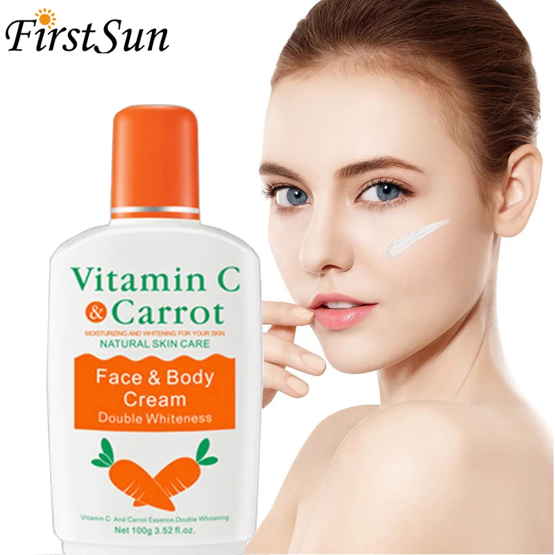 vitamin c and carrot face and body cream