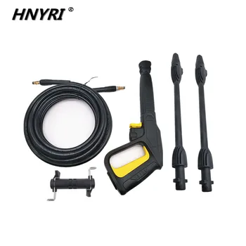 

HNYRI Car Washer Gun Set with 10 Meters Quick Connect Extension Hose Pressure Pipes Lance Working for Karcher K2 K3 K4 K5 K6 K7