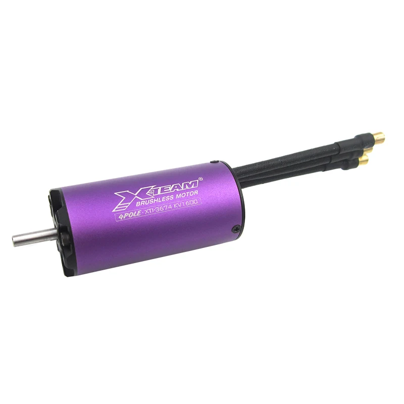 

1PC Max 2500W 4-pole 3674 Brushless Motor KV1600 5mm Shaft Water Cooling Motors for Model RC Car/60-100cm Boat Ship Accessories