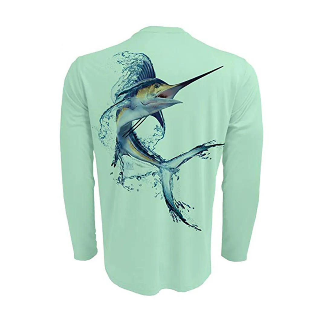 Fishing Clothing Fishing shirt Sublimation New Tournament Fishing Shirts UV Protection 50+ Men's Long Sleeve Jersey Breathable