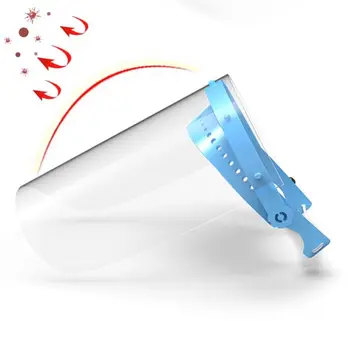 

Adjustable Anti-Fog Full Face Shield with 10 Replaceable Plastic Protective Film