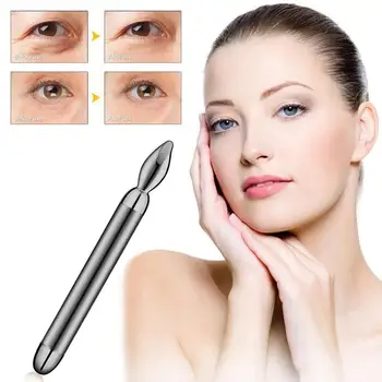 

1 Pcs Electric Eye Massager Vibration Black Gold Energy Beauty Bar Eye Wrinkles Dark Circles Skin Lifting Firming Massage Pen