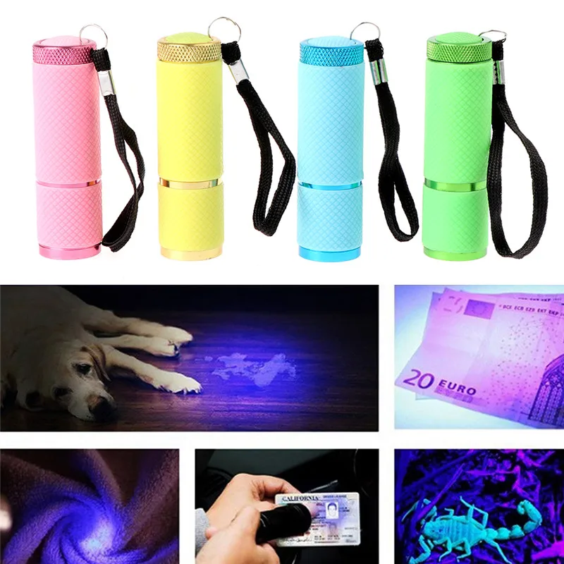 

1PCS Useful Mini LED UV Gel Lamp Light Nail Dryer Flashlight Nail Polish Manicure