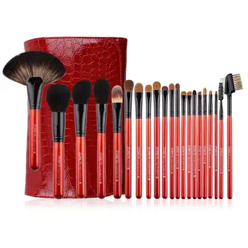 

21Pcs Natural Goat Hair Makeup Brushes Set Powder Foundation Eyeshadow Eyebrow Professional Make Up Tools