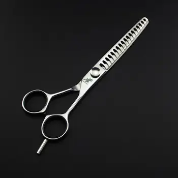 

Top Quality Japan 440C Professional 7 Inch Pet Scissors High-end Dog Grooming Scissors fish bone Thinning Shears
