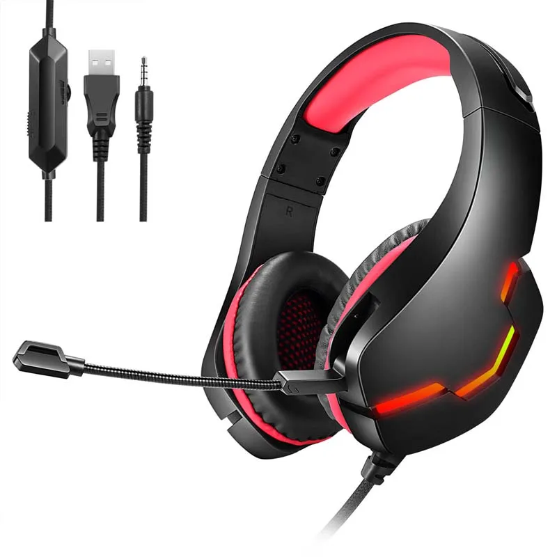 Игровая гарнитура Yulass PS5 выдвижная повязка на голову микрофон с шумоподавлением