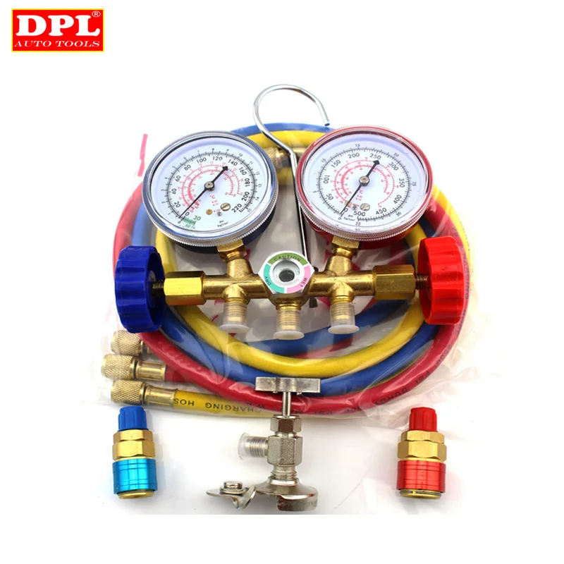 Фреон добавляющий манометр для авто Air Conditiong Syetem & R12 R22 R502 Manifld Gauge | Автомобили и