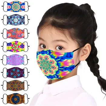 

1PC Unisex Kids Washable Face Cover Anti-Dust Cover ultraviolet Printed Children Face Cover Face Care mascarilla Dropshipping