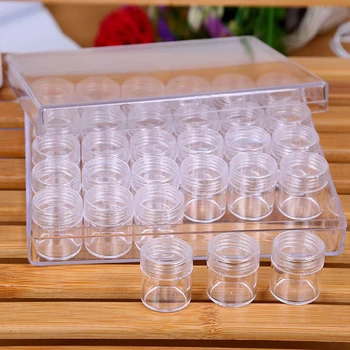 

Storage Case With Lid Plastic Organizer Double Seal Compartment Divider Transparent Gift Accessories Home Supplies 30 Grids