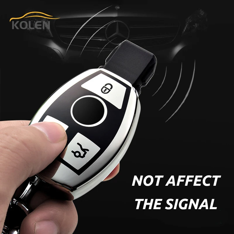 TPU Car Remote Key Case Cover Fob For Mercedes Bnez CLA GLC GLA GLK W203 W210 W211 W204 W176 A B C R Class AMG key case key case cover remote control case cover