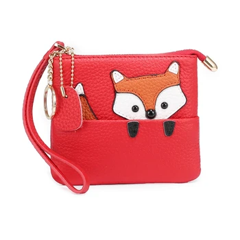 

Cute Pattern PU Leather Coin Card Key Ring Wallet Pouch Mini Purse Zipper Bag M7DD