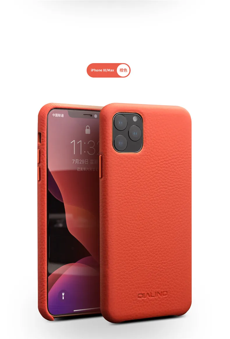 Модный защитный чехол для телефона iPhone XI/XI Max, чехол из натуральной кожи, защитный чехол для iPhone XIR Slim Funda Skin