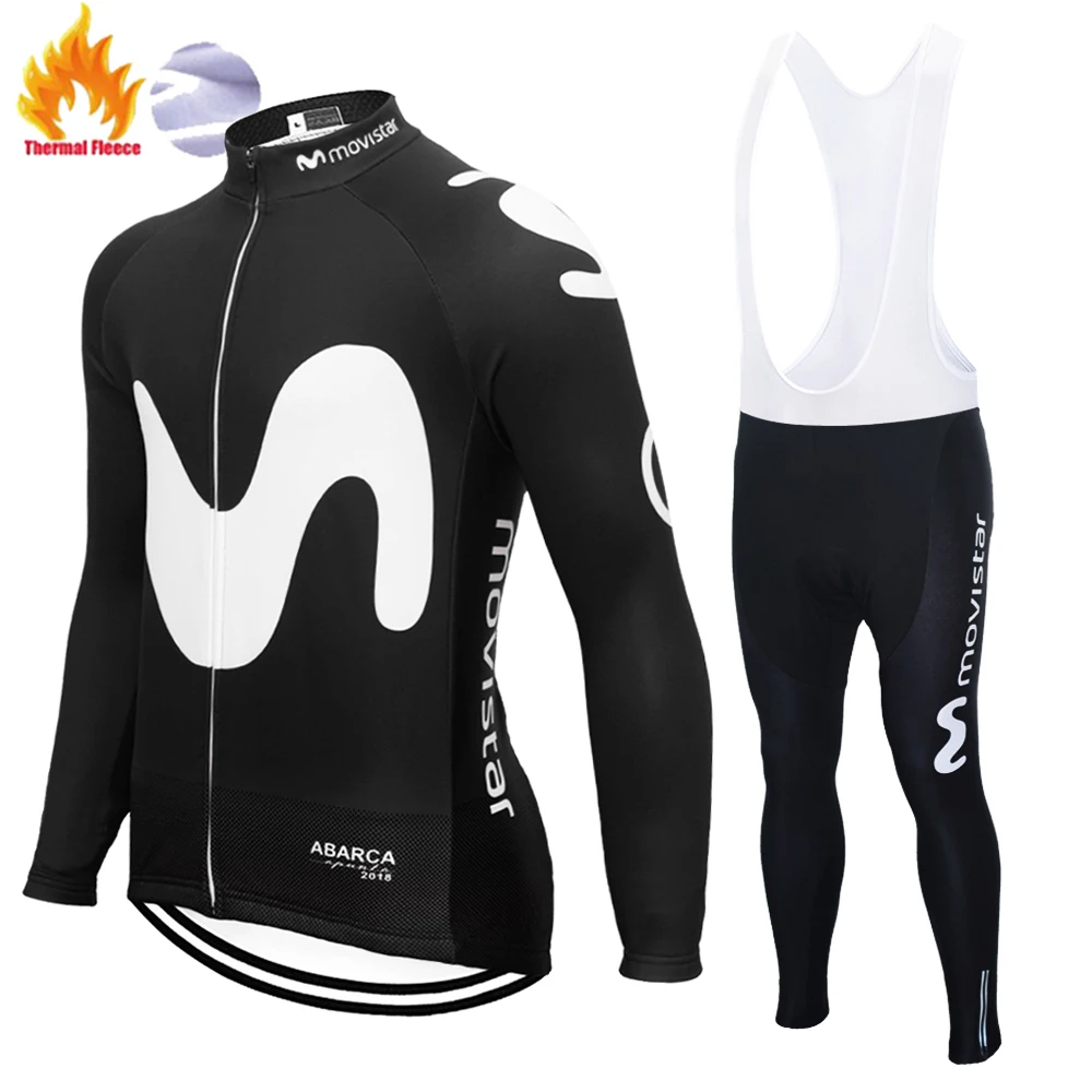 Didoo Men’s New Fashion Thermal Fleece Winter Long Sleeve Cycling Biking Jersey 