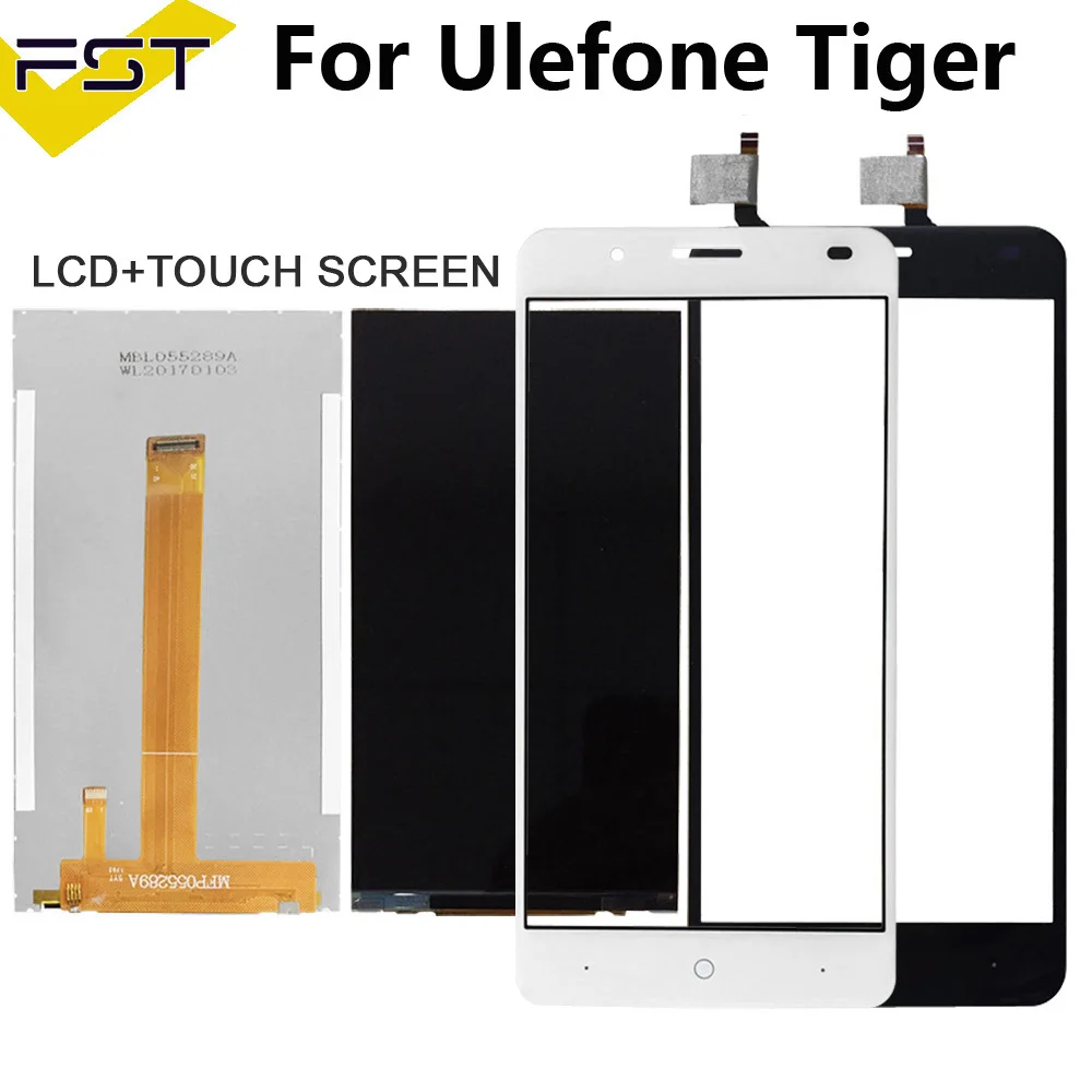 ЖК дисплей с дигитайзером сенсорного экрана для UleFone Tiger со стеклянной панелью