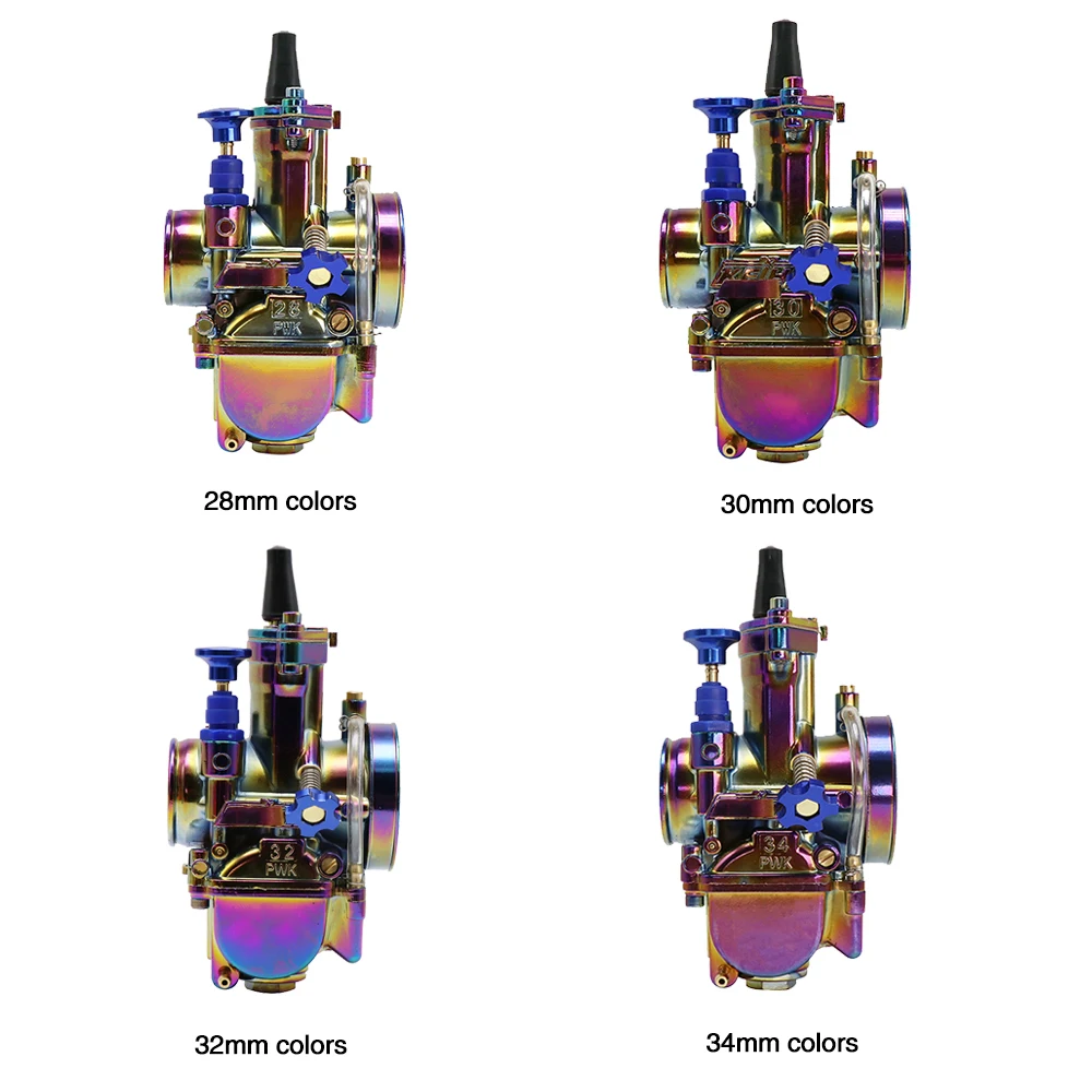 Alconstar мотоцикл PWK гоночный карбюратор 28 мм 30 мм 32 мм 34 мм Keihin Carb универсальный для 4 т Dirt Bike Go kart Скутер ATV Quad