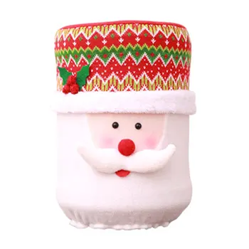 

Christmas Decorations Elastic Water Bucket Cover Dispenser Creative Drinking Fountain Decorations Cute Water Bucket Dust Cover