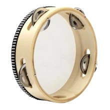 5 дюймов деревянный Тамбурин барабан для детей Дети ударная музыкальная игрушка в подарок