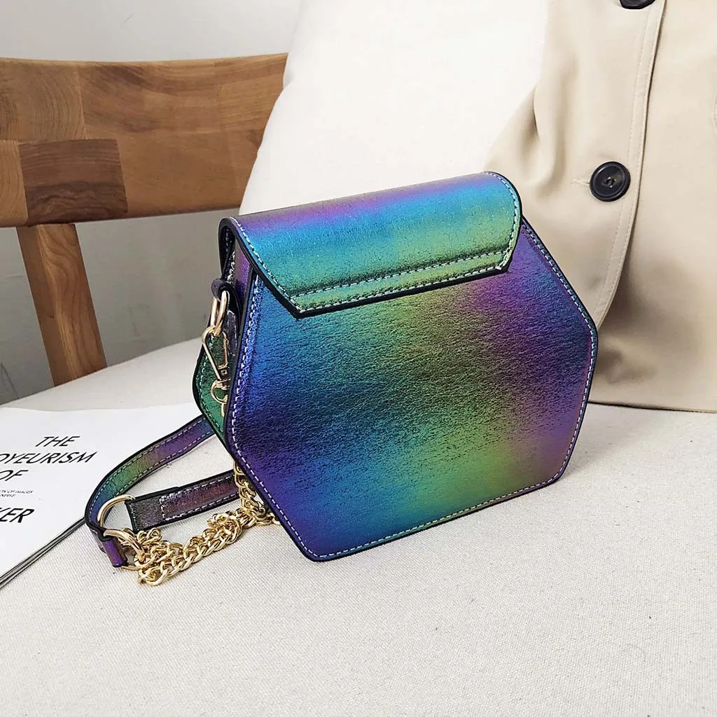 Сумки через плечо для женщин Bolsos Mujer De Marca Famosa красочные рыбы Patton Polygon сумка модная Наплечная Сумка