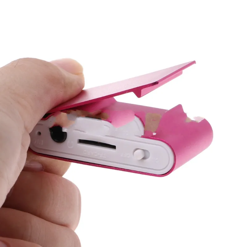 Мини USB металлический зажим MP3-плеер ЖК-экран Поддержка 32 ГБ Micro SD TF карта MP3 игровая панель