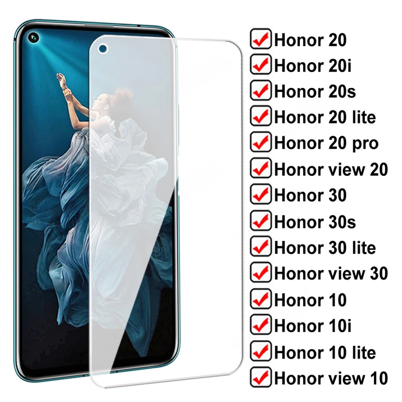 Закаленное защитное стекло 9D для Huawei honor 20/30/10 Lite/10i/20i/30i | Мобильные телефоны и