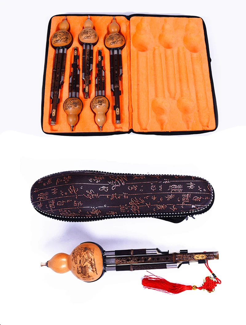 Бамбуковая флейта Hulusi ThreeTone Gourd Flauta Crashproof Calabash фолк музыкальные инструменты