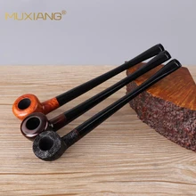 

Solid Wood Pipe Classic Design Briar Pipe Smoking Set Hand-drawn Polo Pipe Handmade Wooden Pipe Pipes for Smoking