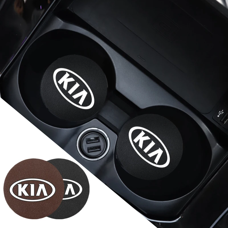 Кожаные автомобильные аксессуары для KIA Ceed Sportage Picanto Optima Sorento Stinger Rio Cerato 1 пара
