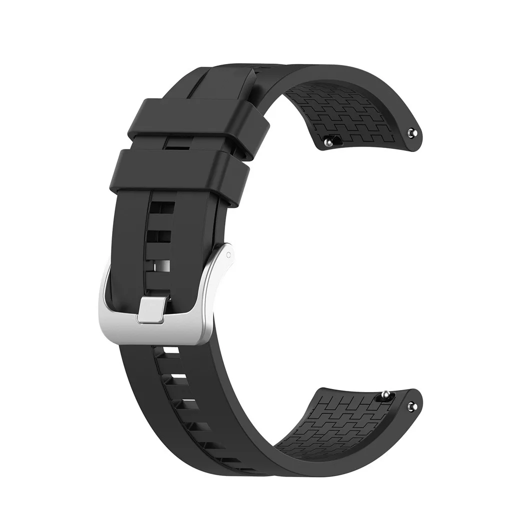 Мягкий спортивный силиконовый ремешок 20 мм 22 мм для huawei Watch GT Active/элегантный Honor Magic быстросъемный браслет для умных часов
