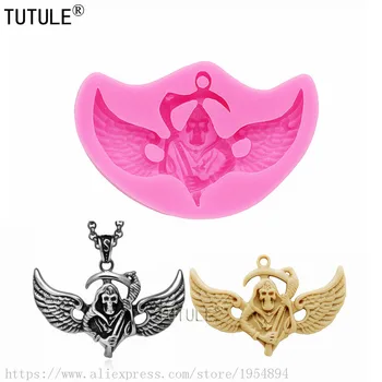 

Wings sickle skull mould,sorcerer Sickle mold,Silicone Molds for Epoxy Crafts,Resin Craft Molds,Keychain mold,Pendant Mold