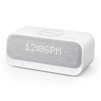 

Soundcore Wakey Bluetooth Speakers Powered with Alarm Clock, Stereo Sound, FM Radio, White Noise