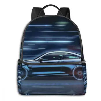 

High Speed Sports Car Backpack Boy Girl School Bag for Teenager Student Shoulder Bag Travel Bag