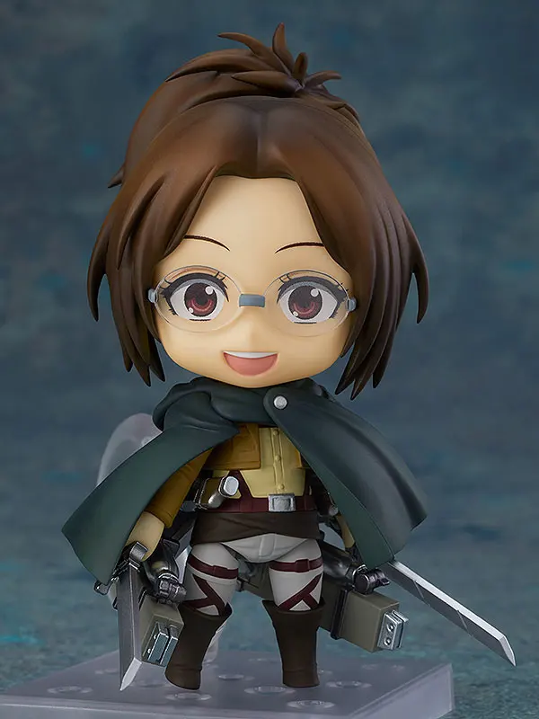 PrettyAngel-Подлинная хорошая улыбка компании Nendoroid 1123 атака на Титанов Hange Zoet фигурка