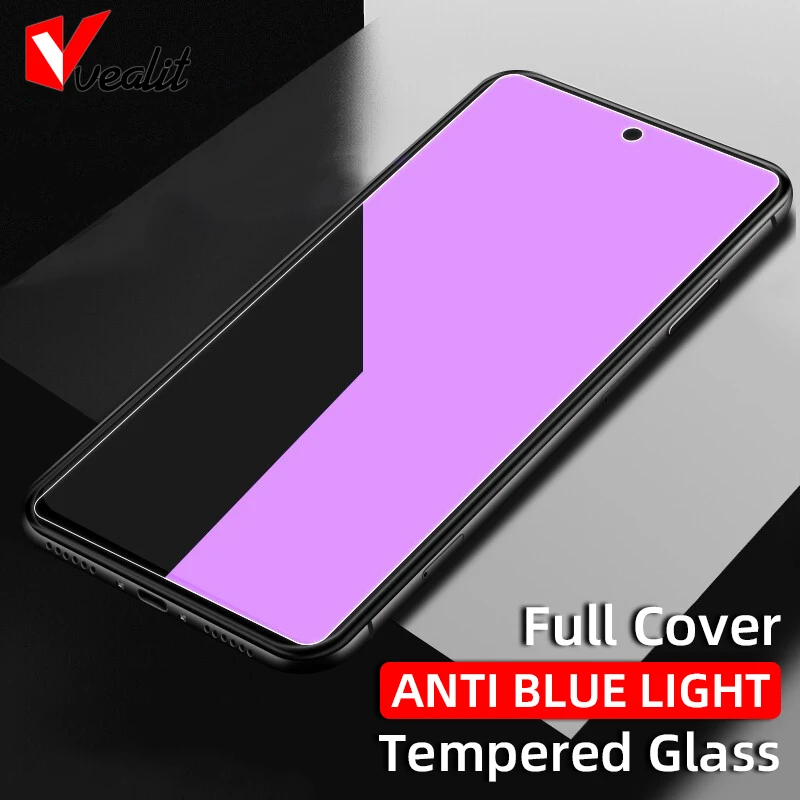 Anti Blue Light Tempered Glass For Samsung Galaxy A72 A52 A32 A71 A51 A41 A31 A21S M51 M31 M21 A50 A70 S20 FE Screen Protector | Мобильные