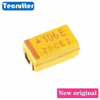 

100PCS 6032 C 106E 25V 1812 10UF 25V Type C tantalum capacitor SMD