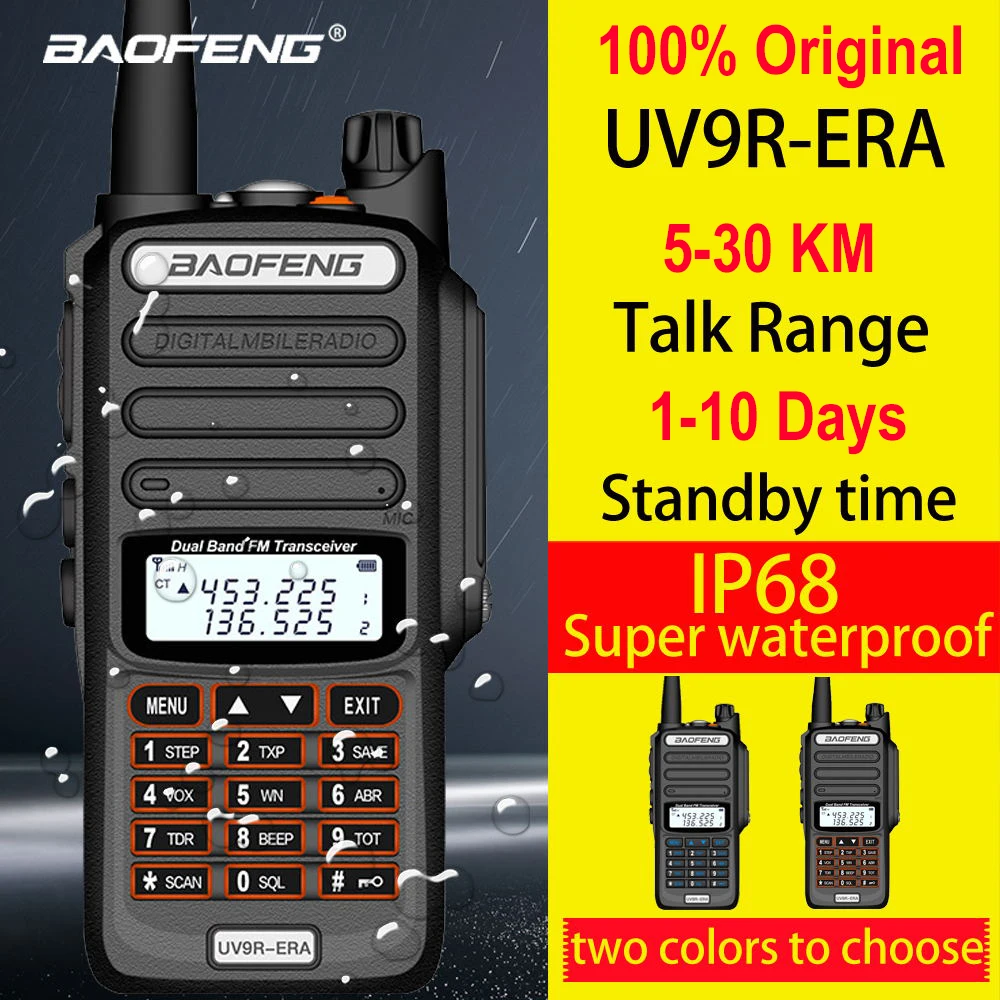 Baofeng UV 9R ERA Plus Walkie Walkie Two Way Radio 18W