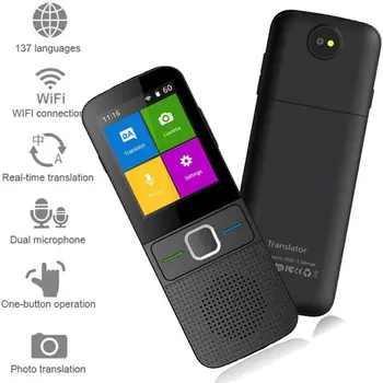

New Smart Voice Language Translator Device WiFi 137 Languages Touch Screen