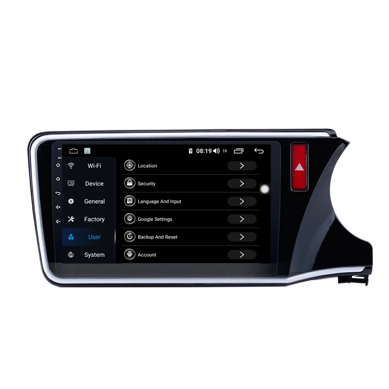 Clearance Ectwodvd 10.1inch Andriod 8.1 Car DVD GPS For Honda City Greiz Gienia 2015 2016-2018 4G RAM 64G ROM CarPlay DSP 4G LTE with WIFI 3