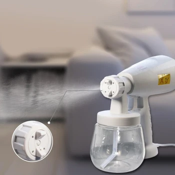 

Electric Sprayer Fogger Machine Disinfection Gun for Office Car Home White