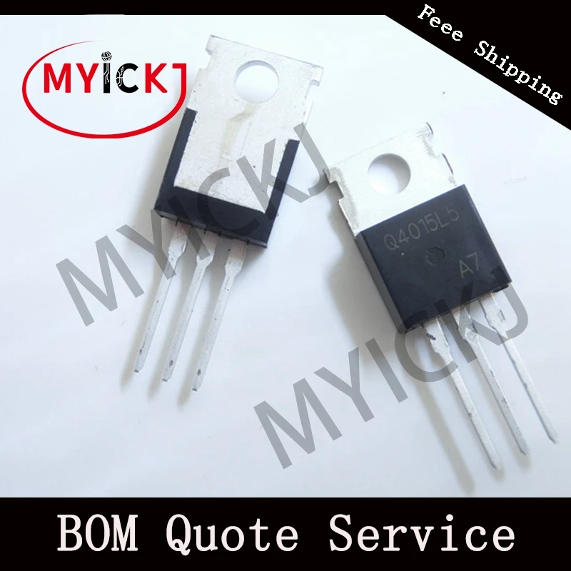 

10PCS Q4015L5 TO-220 Triacs (0.8 A to 35 A) IC Chip