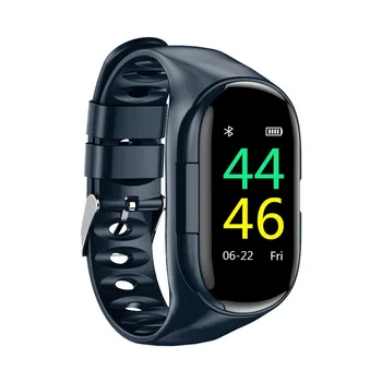 

M1 Smart Watch Heart Rate Monitor Bluetooth Earphone Fitness Tracker Blood Pressure Smartwatch for IOS Android Phone