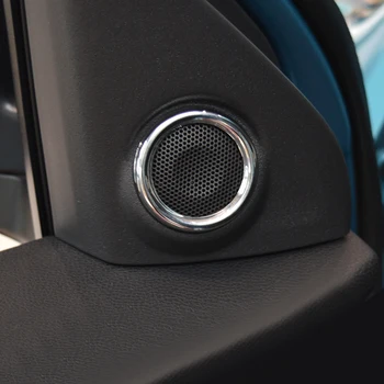 

For Mitsubishi ASX RVR 2013-2020 Interior Accessories ABS Chrome Inner Front A Pillar Audio Speaker Cover Trim Car Styling