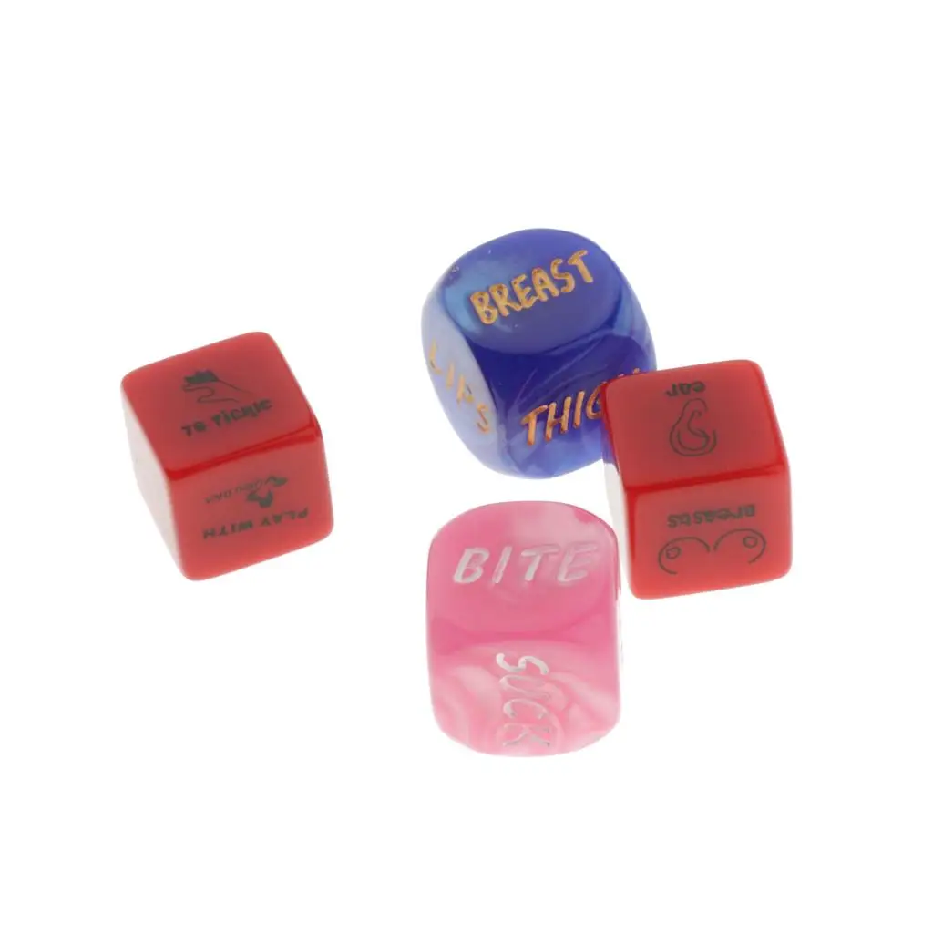 4Pack Adults Positions Sexual Stance Dice Erotic Games For Couples Playing