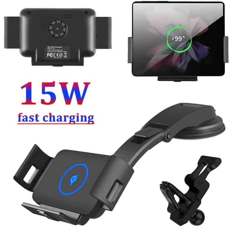 quick charge usb c 30W Dual Coil Wireless Charger Stand For iPhone 13 12 11 X Pro Max 8 Qi Fast Charger Pad Dock Station For Xiaomi Samsung S21 S20 5v 3a usb c