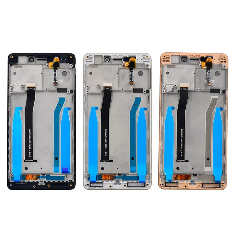 ЖК-дисплей для Xiaomi Redmi 3 3S 3x3 Pro lcd кодирующий преобразователь сенсорного экрана в сборе Замена черный белый золотой с рамкой 5,0 дюйма