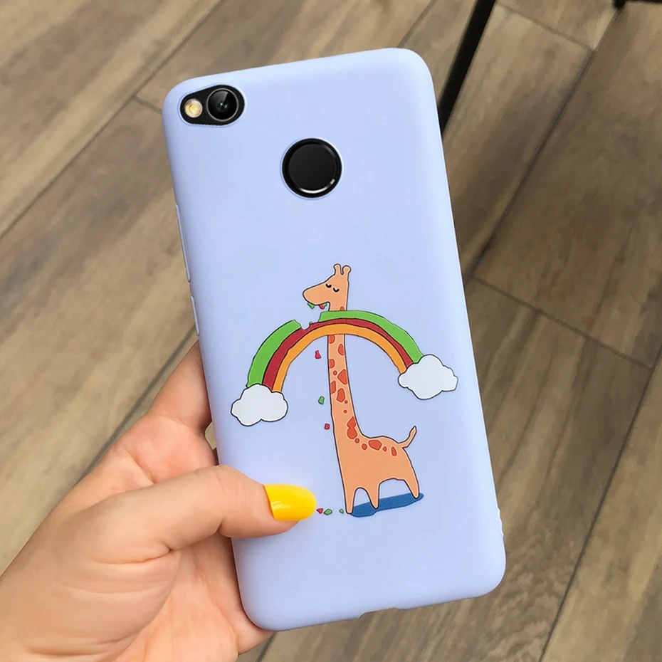 Хаки Чехол для Xiaomi Redmi 4x, чехол, 5,0 дюймов, тонкий, милый, ТПУ, мягкий, силиконовый, задняя крышка, Xiomi Redmi 4x, чехол для Redmi 4 x Redmi4X, чехол для телефона s - Цвет: Хаки