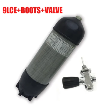 Preise Acecare 9L Hpa Tauchen Tank/Ventil/Stiefel Paintball CE Bescheinigt Pcp Airforce Condor Hochdruck Zylinder Scuba Mini Tauchen Tank