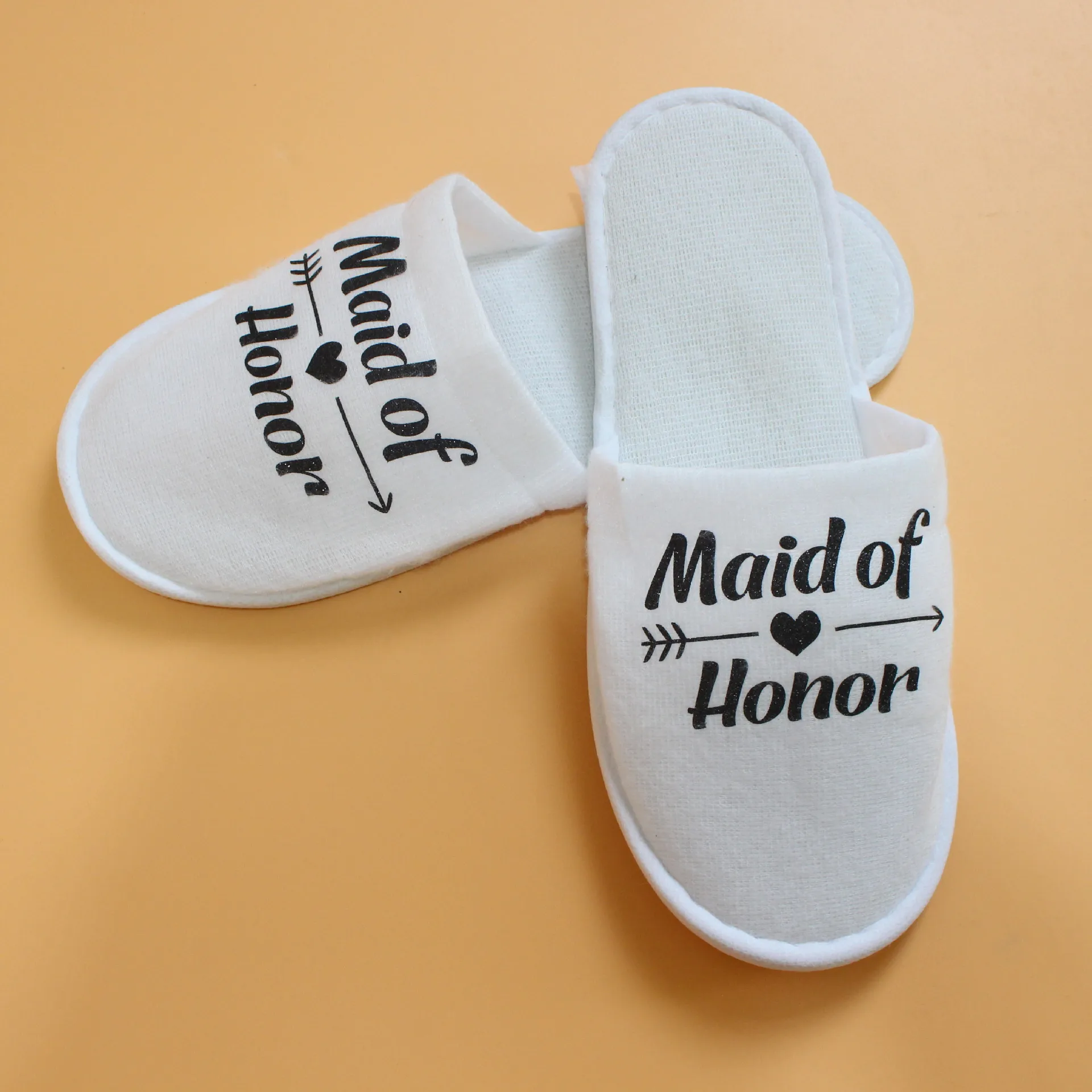 Disposable Bride To Be Bridesmaid Bride Slippers Bachelorette Party Bride Tribe Bridal Shower Spa Hen Party Wedding Decoration