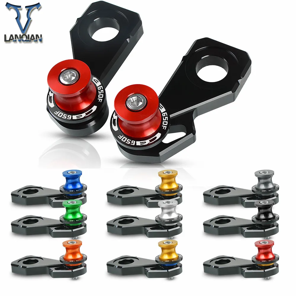 

FOR Honda CB650F 2014 Motorcycl Accessories Rear Wheel Axle Stand Pick Up Hook Set Cotton Reels for Honda CB650F 2015 CB 650F-