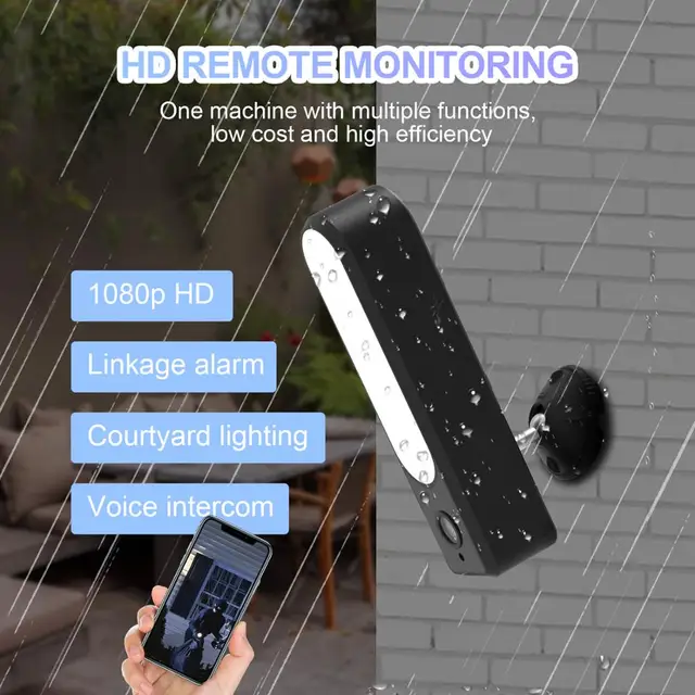 $US $59.00 Outdoor Garden Light With IP Camera With TUYA  APP