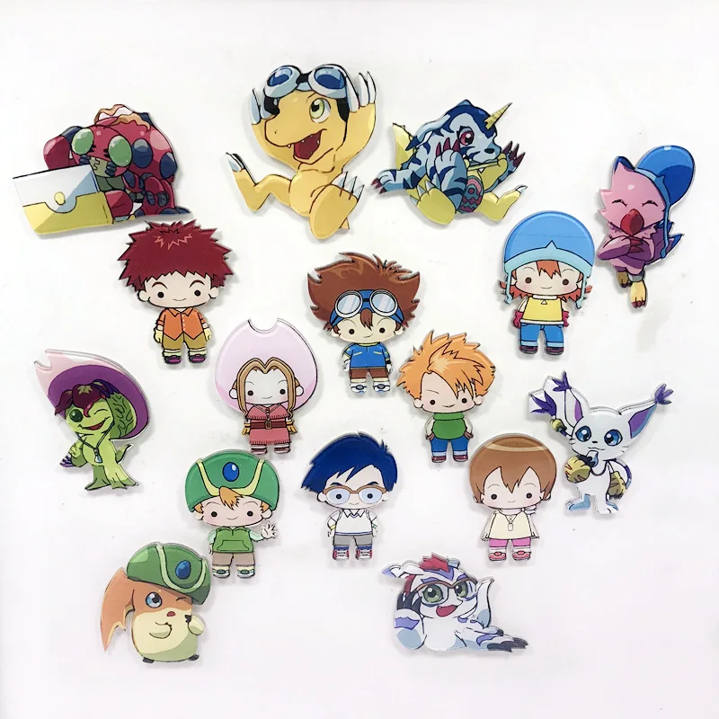 Магниты на холодильник цифровые Digimon WarGreymon Agumon Gabumon Palmon Tentomon Piyomon | Игрушки и хобби